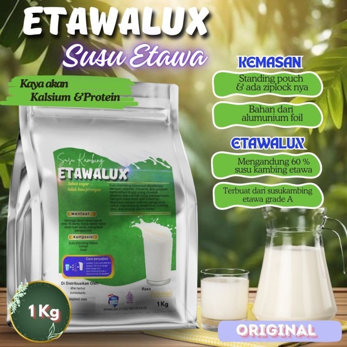 

susu kambing etawa 1 KG etawalux grade A rasa original