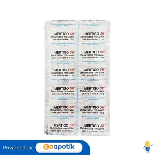 Mertigo Sr 12 Mg Strip 10 Tablet