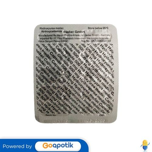 Hydroxyurea Medac 500 Mg Strip 10 Kapsul