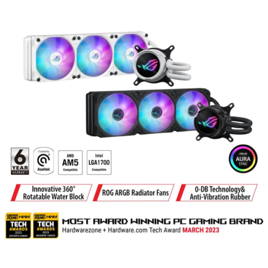 Cooler AIO ASUS ROG STRIX LC III 360 ARGB AIO Liquid Cooler