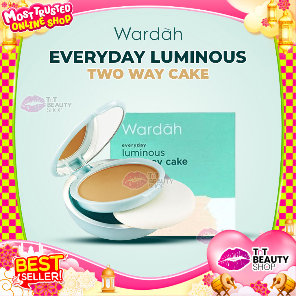 Wardah Everyday Luminous Two Way Cake Full - Refill | TnT Beauty Shop
