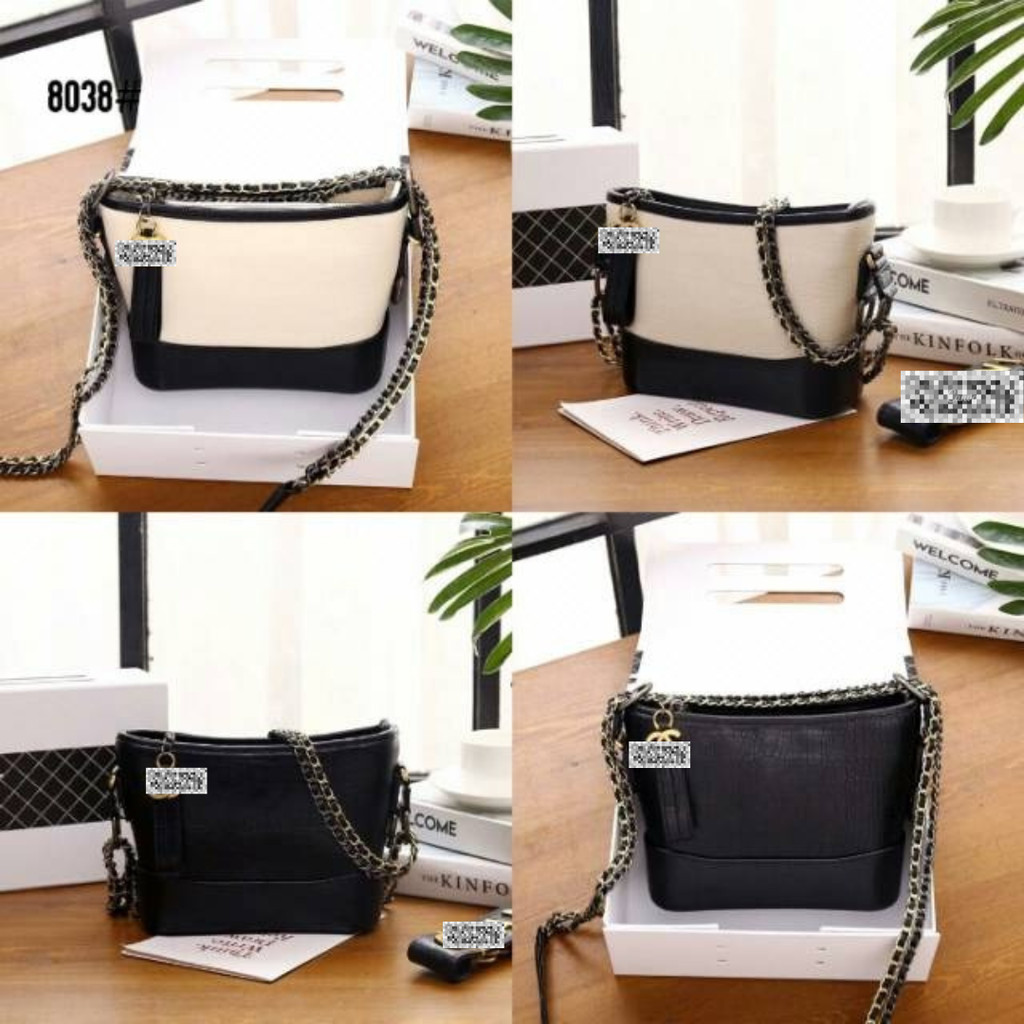 Tas chnl Selempang Gabrielle Small Hobo Croco - 9929#