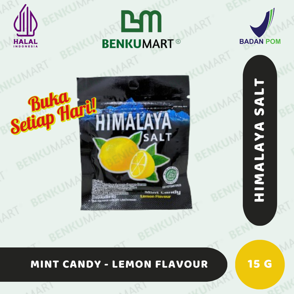 

Permen Himalaya Salt Candy (15 gr) | Himalaya Mint Candy Lemon Flavour 15 gram