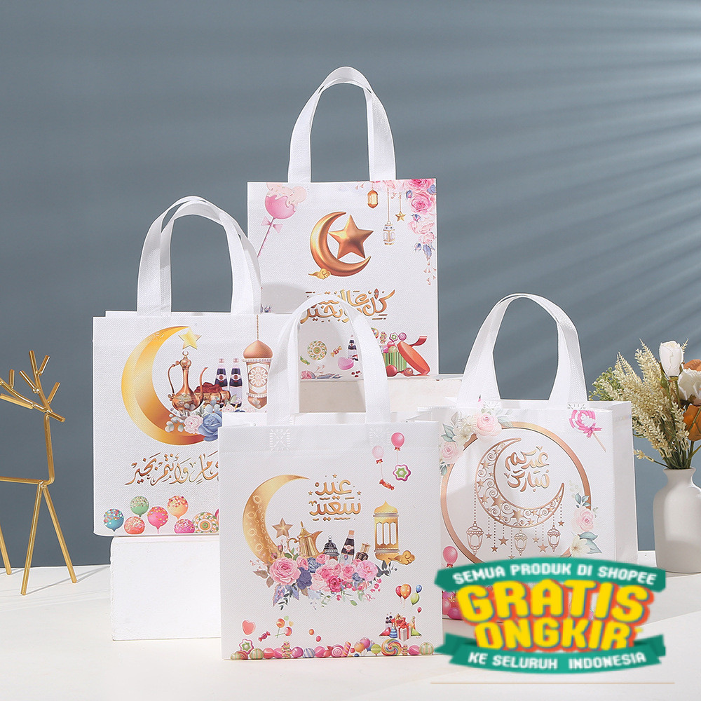 

GOODIE BAG TAS SOUVENIR KADO HAMPERS EDISI LEBARAN HARI RAYA IDUL FITRI EID MUBARAK/ keluarga oleh oleh
