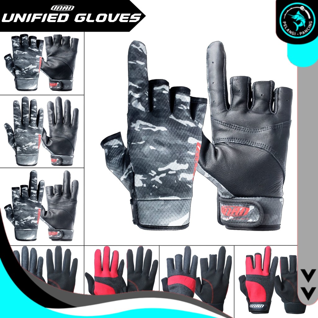 Glove Sarung Tangan Mancing Unified Angler Jigging Popping Multi Purpose - pp