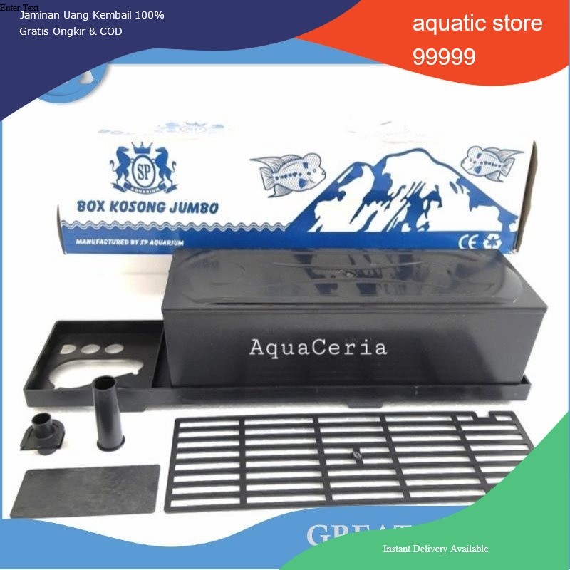 box filter kotak filter aquarium box kosong jumbo recent