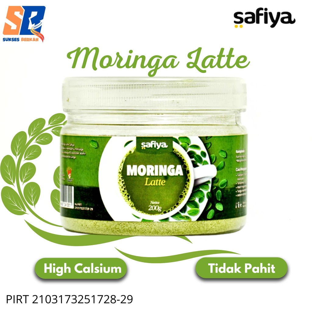 

Safiya Moringa Latte Bubuk Minuman Daun Kelor 200 Gram