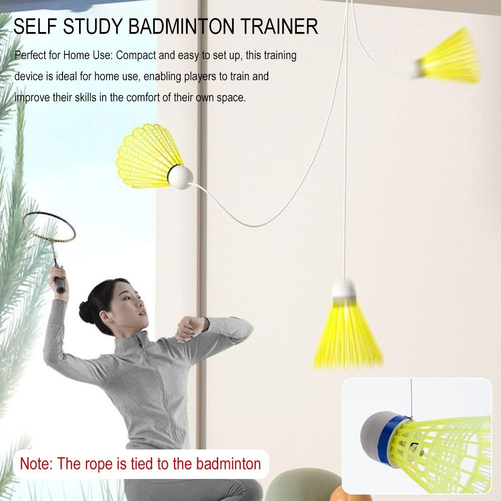 

Badminton Trainers Stretch Professional Badminton Machine Robot Racket Training Sport Self-study Practice Training Accessories