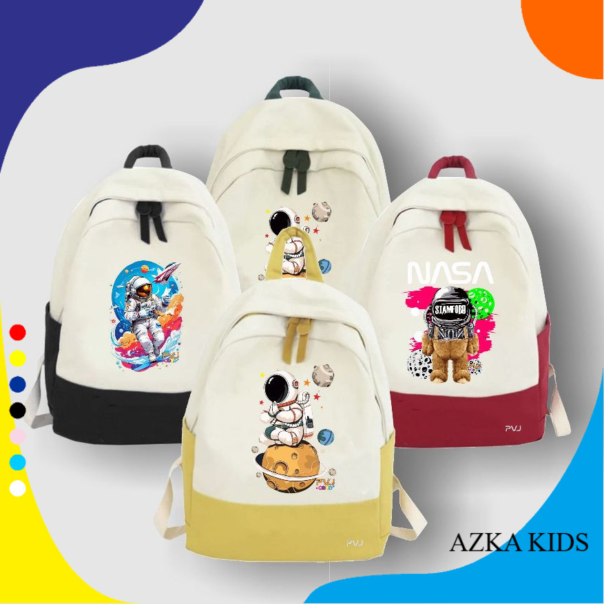 AKW Tas Ransel Anak Backpack Casual Big Astronomy NASA Unisex Fashion Kids 02
