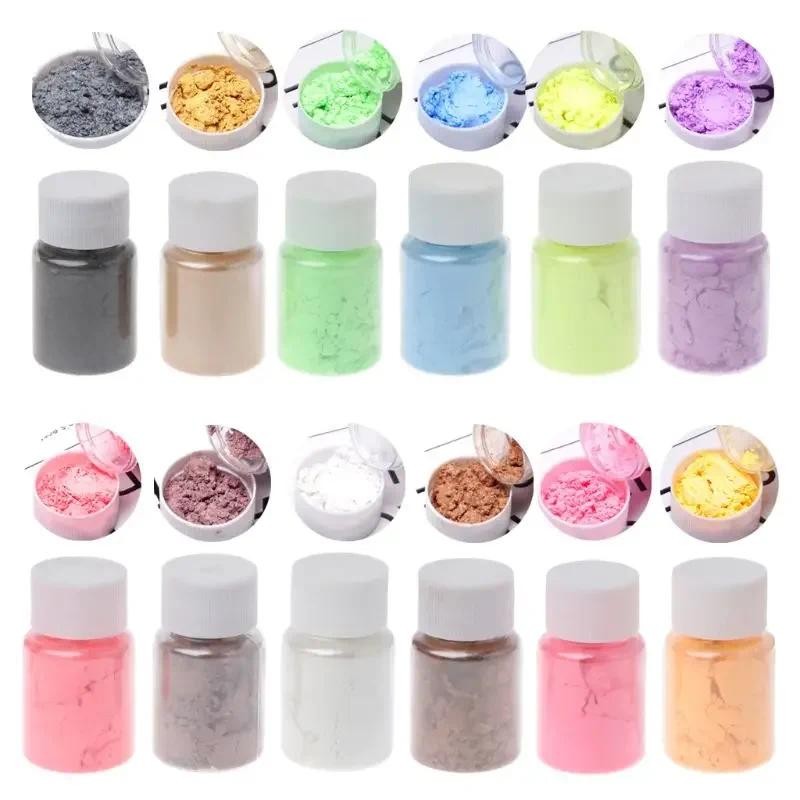 

Pearlescent Mica Pigment Powder Rainbow UV Resin Epoxy Craft DIY Jewelry Making DROPSHIPPING