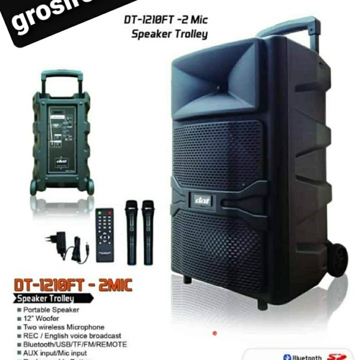 speaker trolley / speaker portable DAT DT1210FT / DT 1210 FT