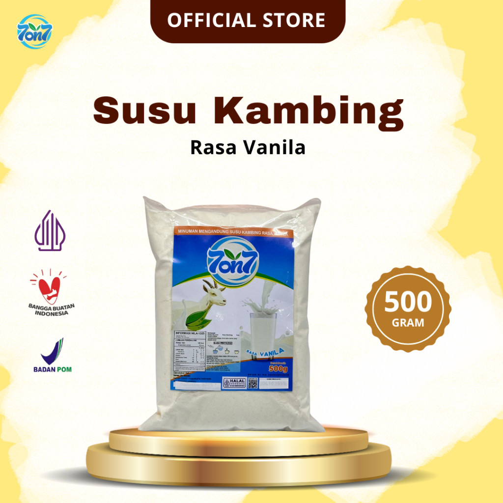 

Susu Kambing Rasa Vanila 500gr Produk Asli Halal BPOM