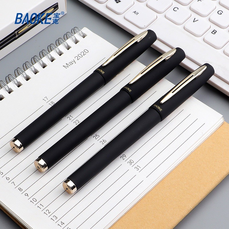 

BAOKE Pulpen Gel / Gel Pen Antibacterial 0.5/0.7/1.0mm Tinta Hitam Pena Kapasitas Besar PC1828A/PC1838A/PC1848A