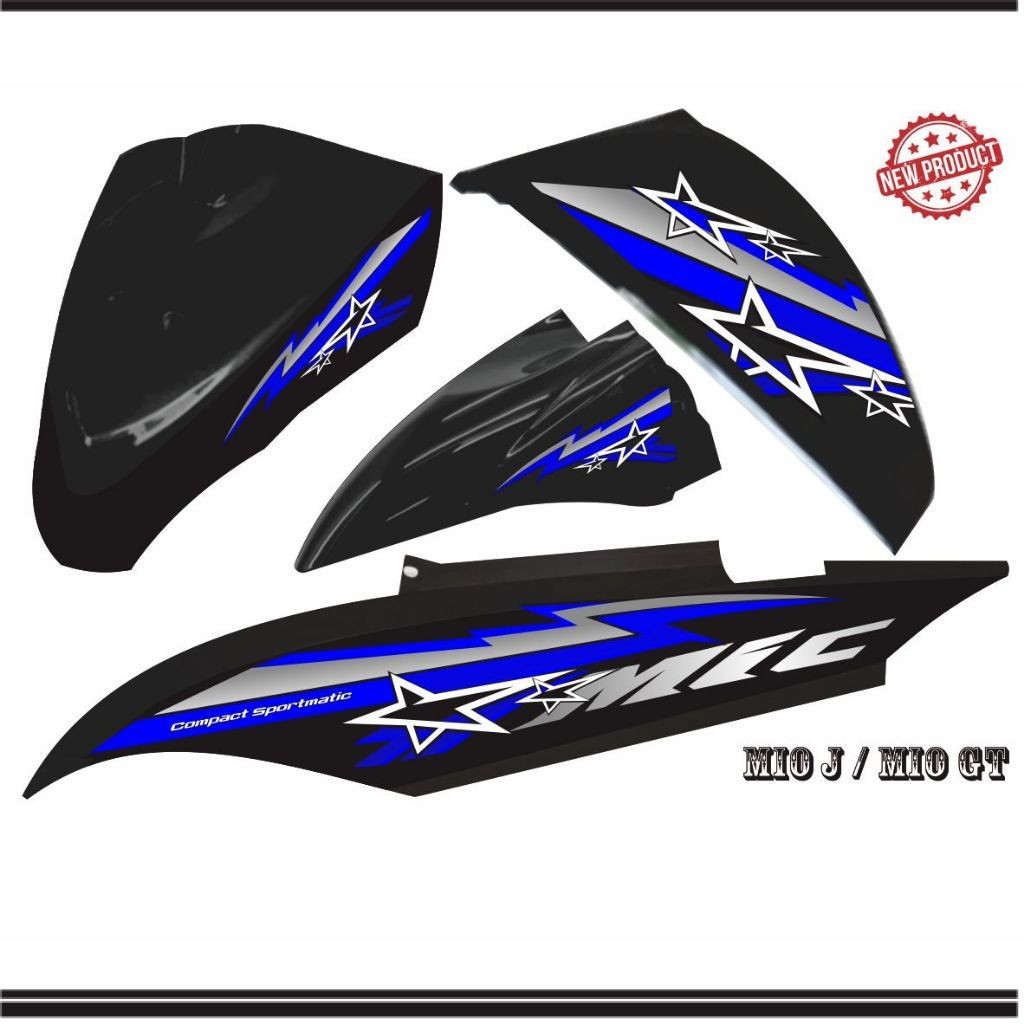 STIKER MIO J MIO GT VARIASI STRIPING KEREN VARIASI MOTOR
