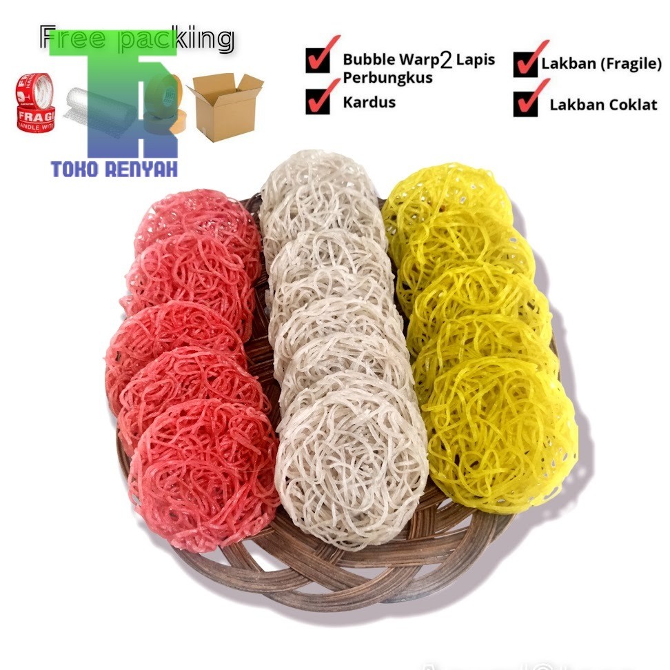 

Kerupuk Rangining Gurih Mekar isi 40 Pcs