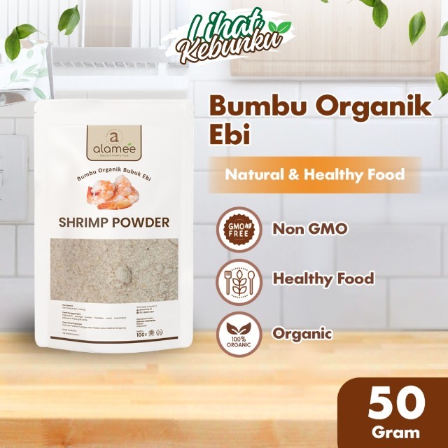 

ALAMEE Ebi Bubuk Halus Bumbu Dapur Organik Udang Powder Giling Praktis 50gr LIHAT KEBUNKU