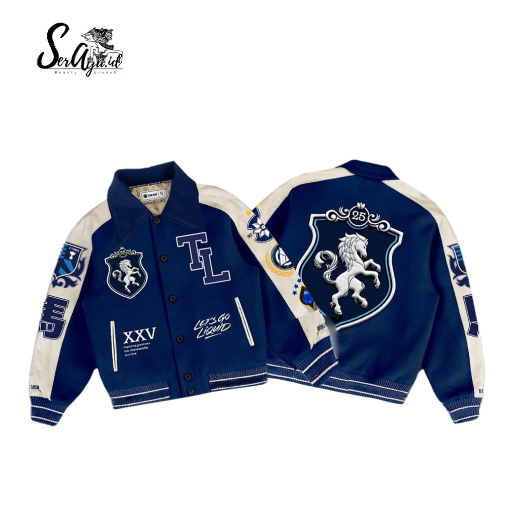 Jacket Varsity Liquid Esport Over Size S M L XL XXL XXXL XXXXL XXXXXL Jacket Hoodie Liquid Esport Bi