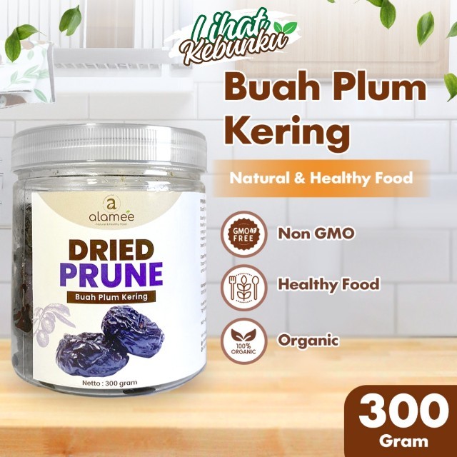

ALAMEE Plum Kering Buah Prunes Cemilan Buah Dried Fruit 300gr LIHAT KEBUNKU