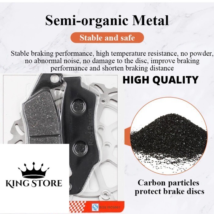 Kampas Rem SUZUKI RM-Z250 RMZ250 RMZ 250 2004-2015 RMZ450 RMZ 450 2005