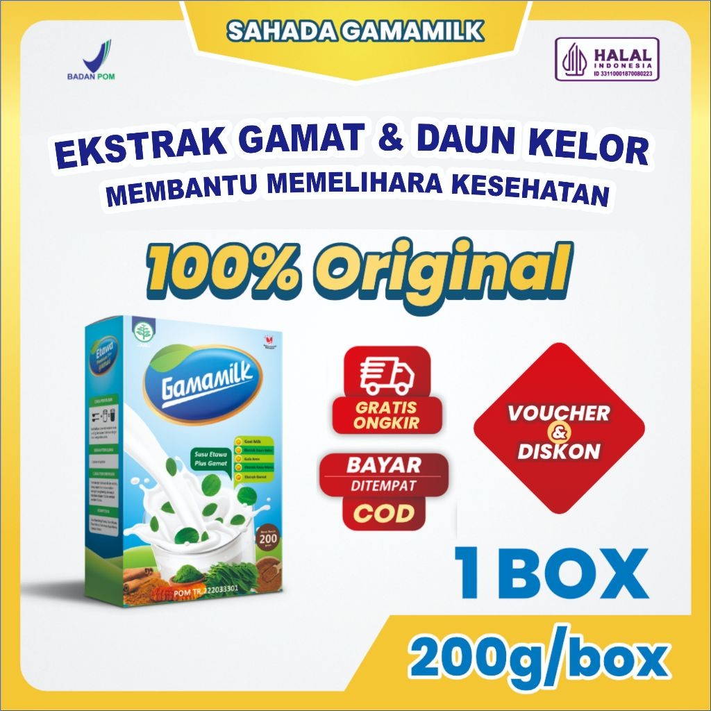 

GAMAMILK - SUSU ETAWA Dengan Ekstrak Gamat dan Ekstrak Daun Kelor