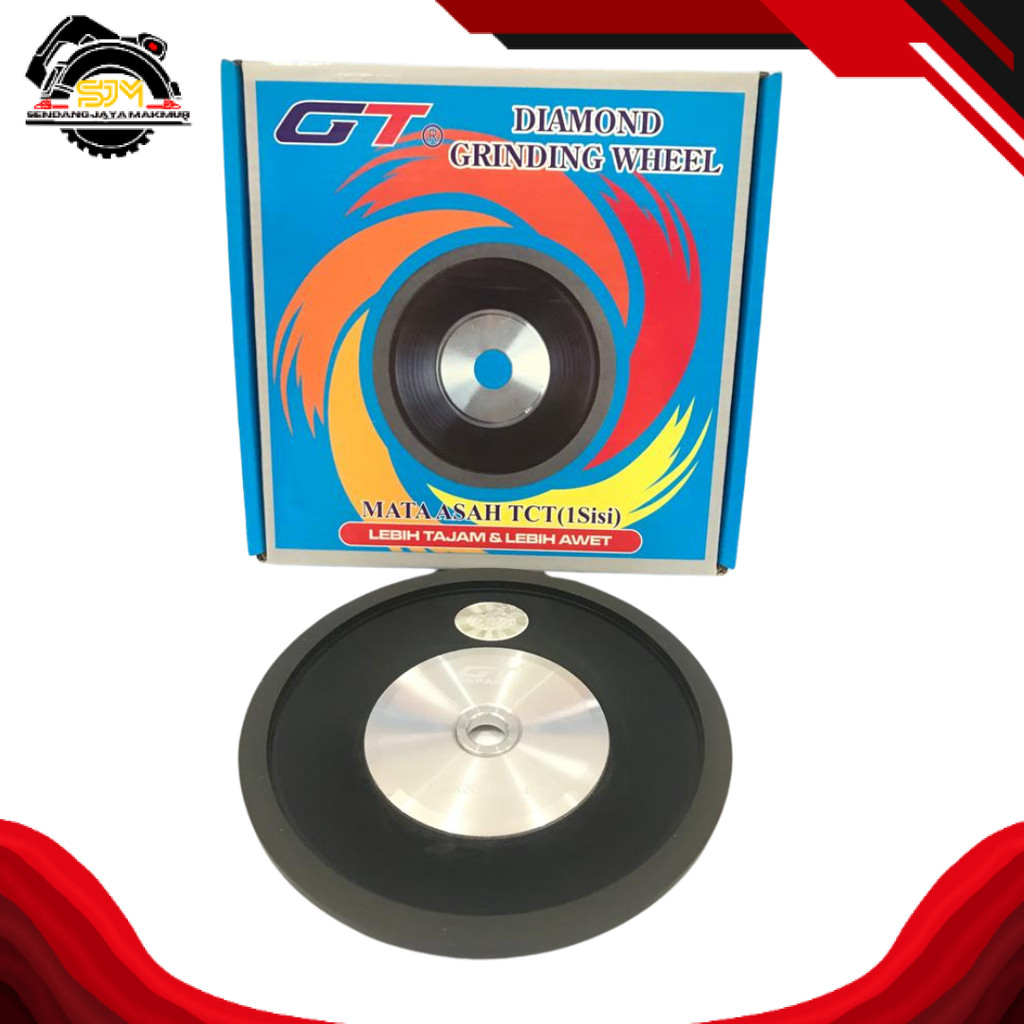 MATA ASAH / DIAMOND ASAH/ DIAMOND GRINDING WHEEL 1 SISI 6'' #400 GT JAPAN