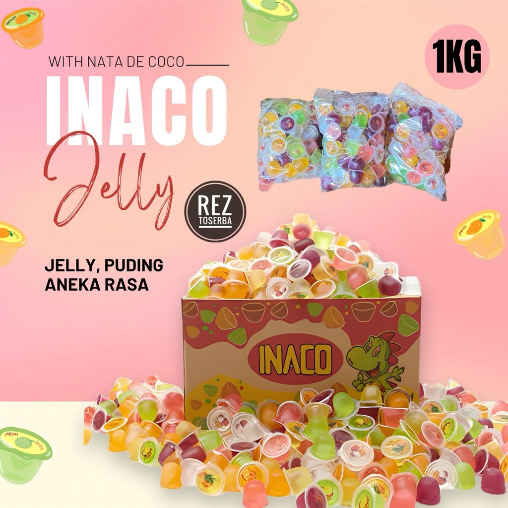 

JELLY INACO KEMASAN 1 KG - SNACK JELLY MANIS