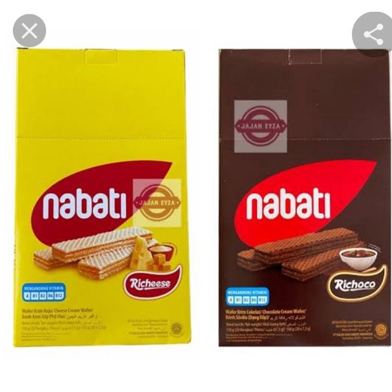 

NABATI RICHEESE DAN RICHOCO ISI 20 PCS X 7,5 G - ARM