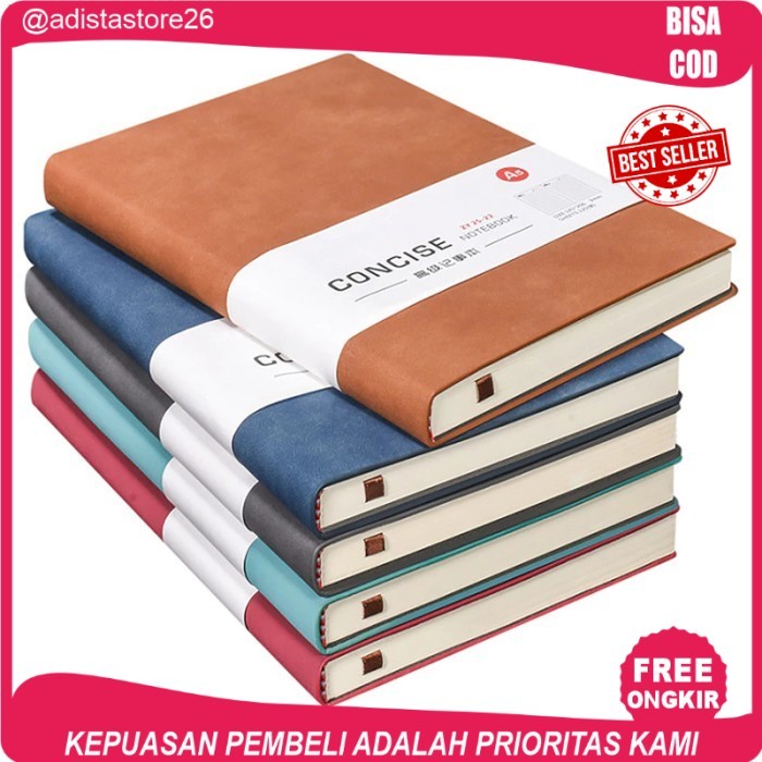 

Business Notebook - Buku Catatan Bisnis / Buku Tulis / Memo - A6 - Grey