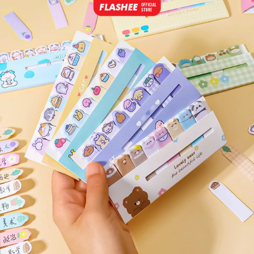 

Sticky Notes Karakter 8IN1 Tempelan Kertas Catatan Pembatas Buku Karakter Penanda Buku
