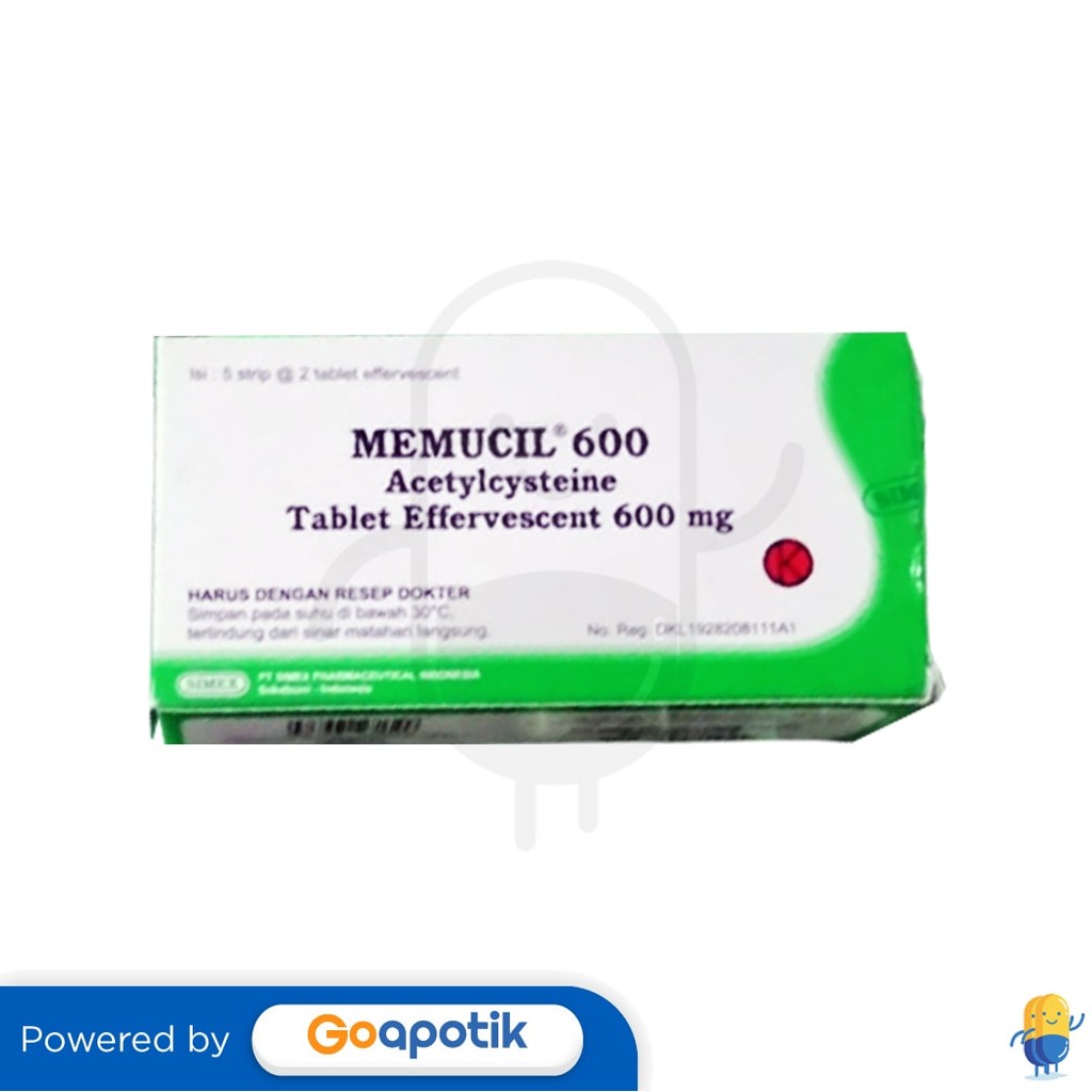 Memucil 600 Mg Box 10 Tablet Effervescent