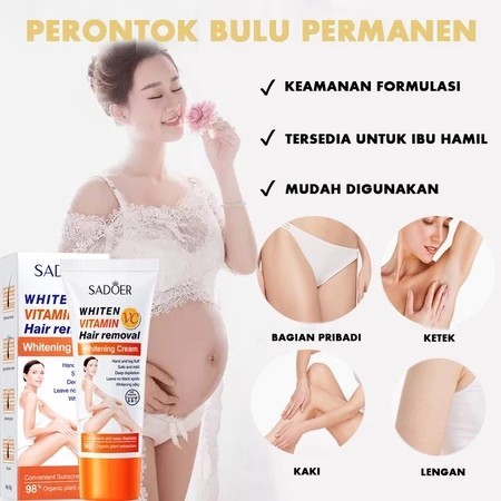 RB Removal Cream 60g Perontok bulu permanen perontok bulu kemaluan penghilang bulu ketiak hair