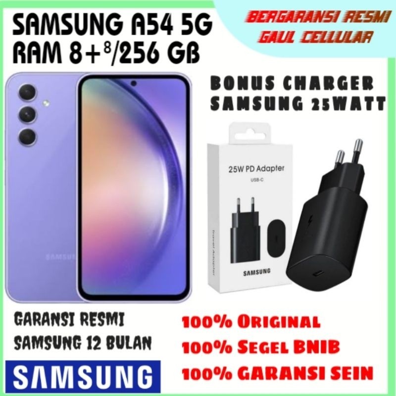 SAMSUNG A54 5G 8/256 SAMSUNG A54 5G 8/25 GB GARANSI RESMI SAMSUNG SEIN