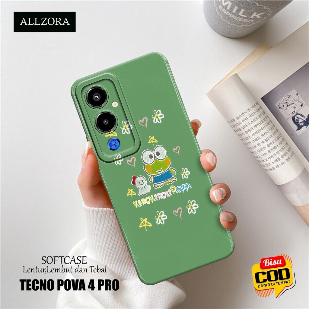 Softcase Hp Tecno Pova 4 Pro Terbaru - Casing Hp Tecno Pova 4 Pro Terbaru - Fashion Case KARTUN - Ca