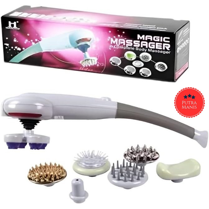 Alat Pijat Elektrik 8in1 Magic Body Massager 8 in 1 Fascial Massage  terapi penghilang capek menjadi