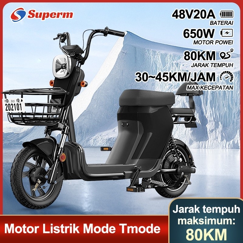 PROMO SPECIAL Sepeda listrik /48V Sepeda Listrik Dewasa Sepeda Listrik Premium Mewah / Sepeda Motor Listrik 45KM/H