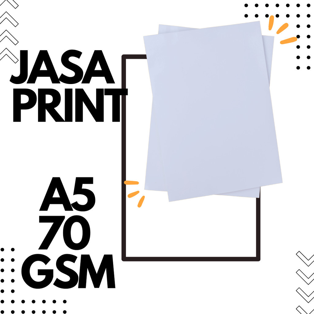 

jasa print A5 70 gsm