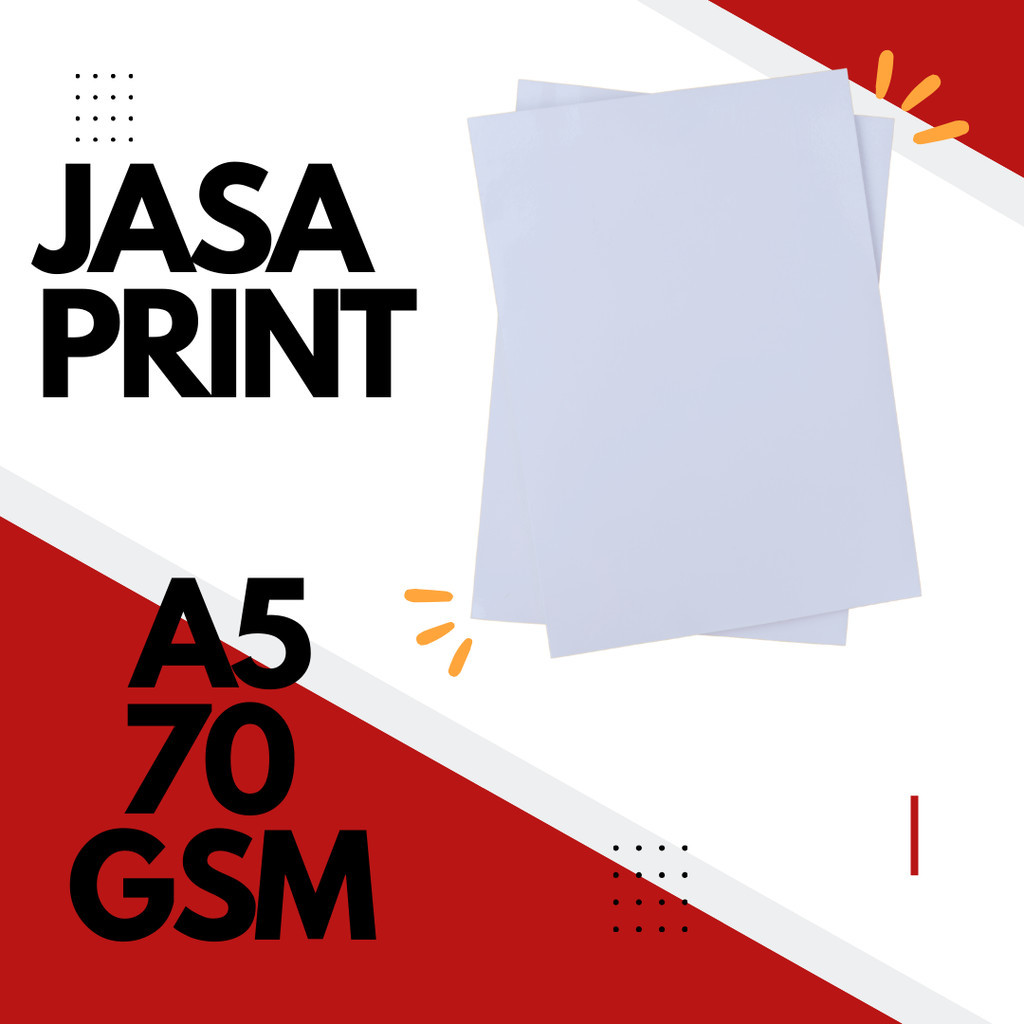 

jasa print A5 70 gsm