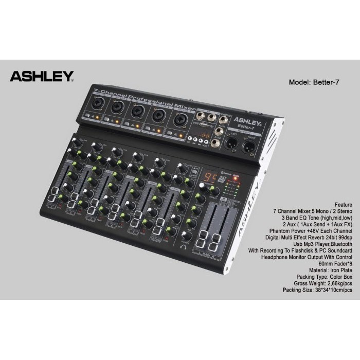 Mixer Audio ASHLEY Better 7