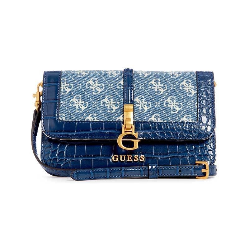 G JAMES LOGO CROSSBODY FLAP ORGANIZER - TAS GUESS ORIGINAL WANITA