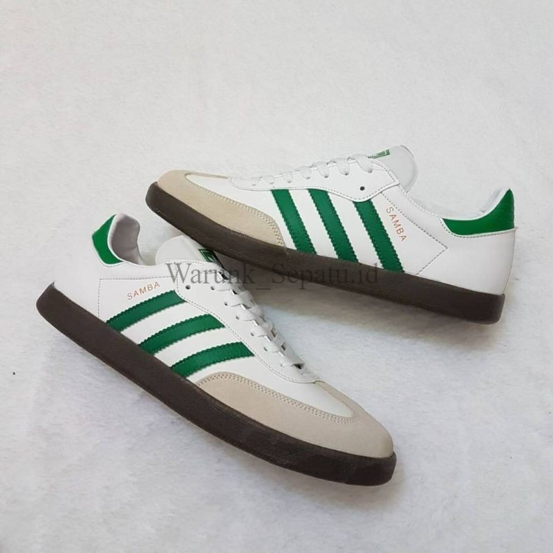Premium Original|Sepatu Adidas Samba Og Classic Black white Sole Gum