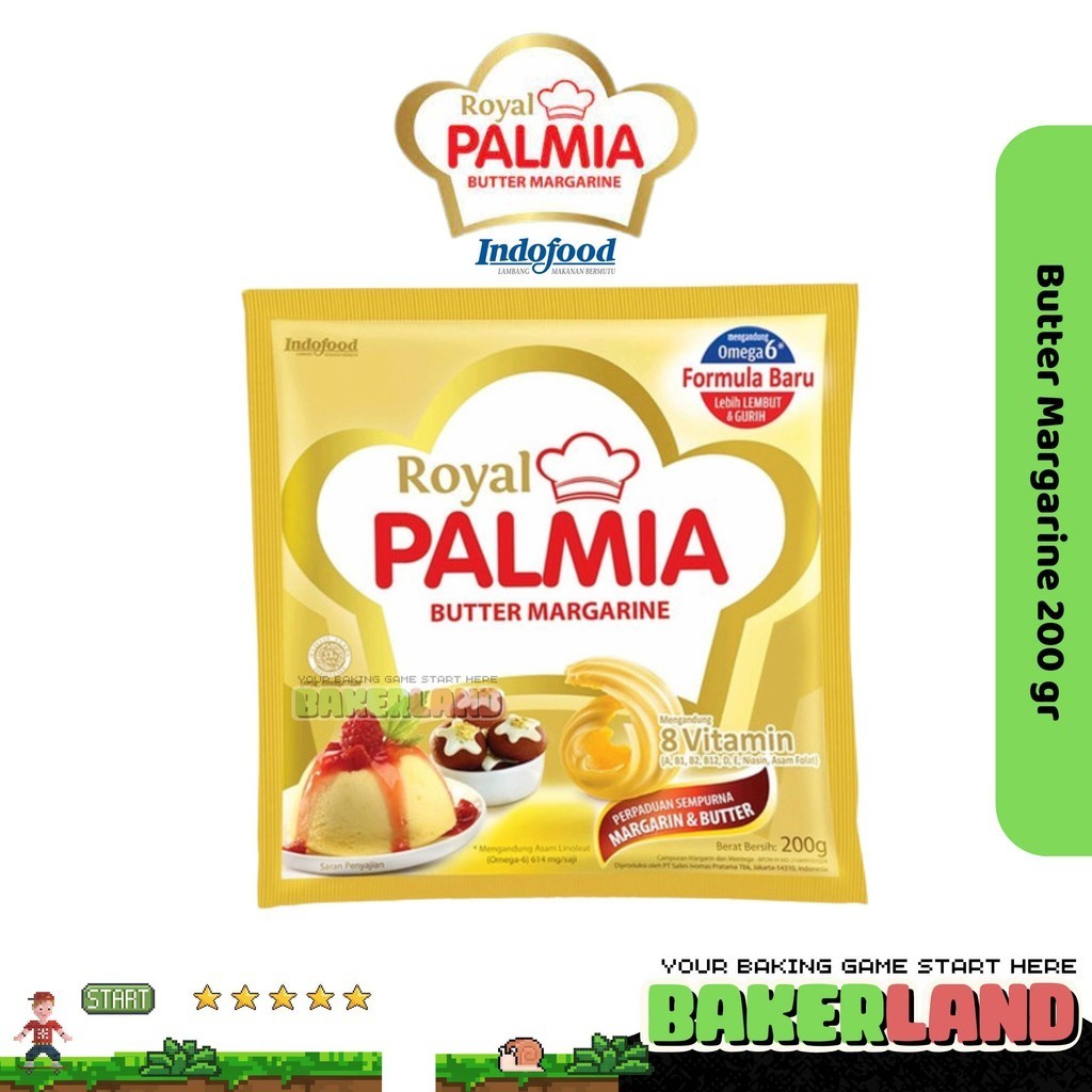 Royal Palmia Butter Margarine 200gr / Butter Palmia / Margarine Palmia / Margarin Butter Royal Palmi