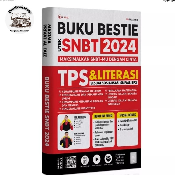 Terlaris ✨ -BUKU BESTIE UTBK SNBT 2024 TPS DAN LITERASI
