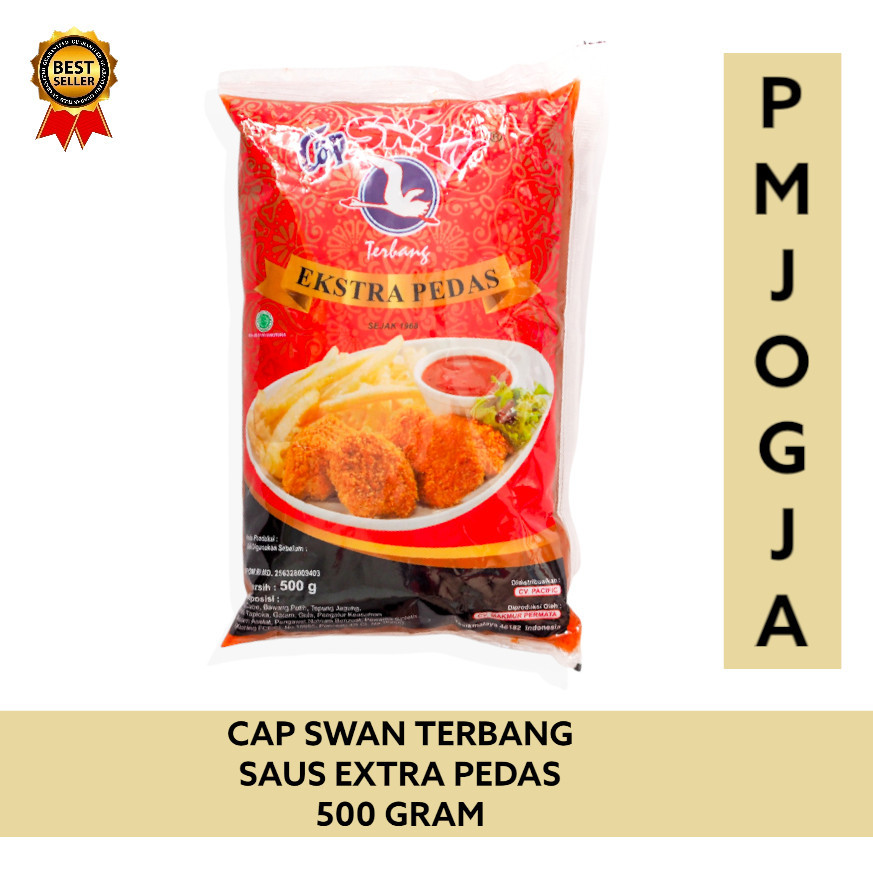 

Sambal Extra Pedas Swan 500 gram gr Pedas Alami Cap Swan Terbang / saus saos bantal