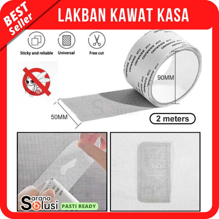 

Lakban Kawat Kasa Nyamuk Tambalan Lubang Jendela