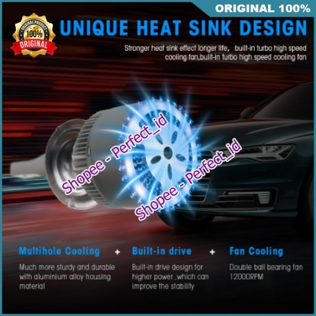 c6 h4 Led Mobil 100 % Original