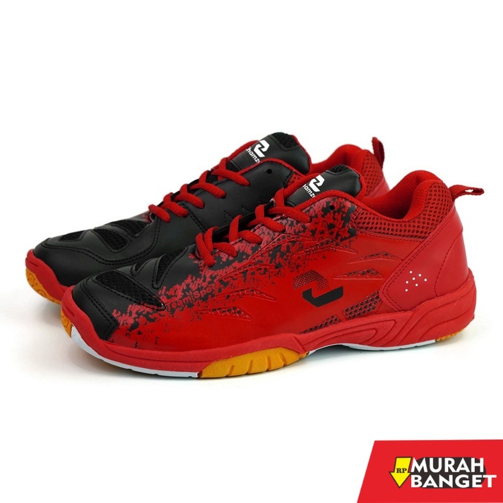Sepatu olahraga- Khamzo Sepatu Badminton Pria Original Premium Sepatu Running D14 Sport Fashion