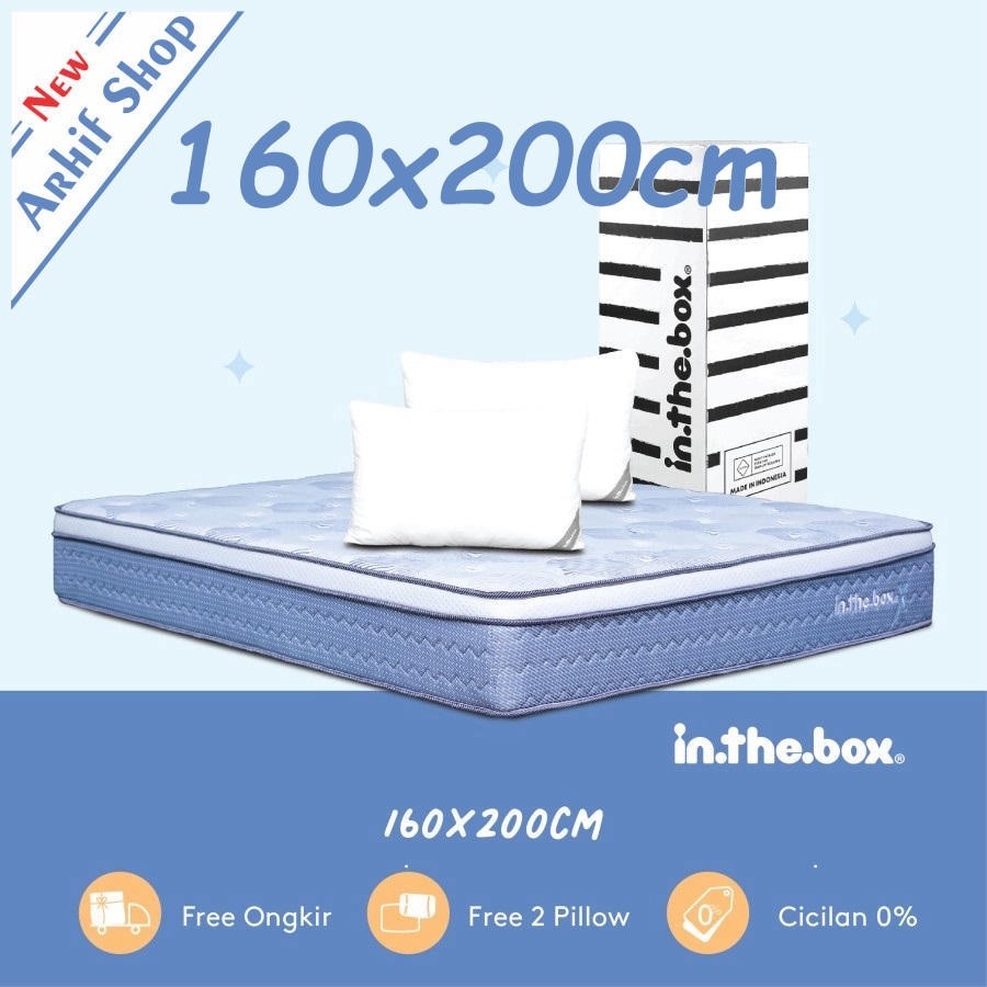 SPRING BED inthebox X size 160x200x27 (Queen) KASUR IN THE BOX