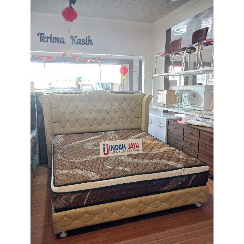 Kangaroo springbed Set kasur+divan, plusto +divan mahkota  indahjayafurniture