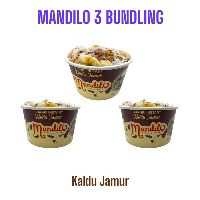 

Mandilo Bundling 3 Pcs - Cuanki Instan | Kaldu Jamur | Cuankie Siap Saji