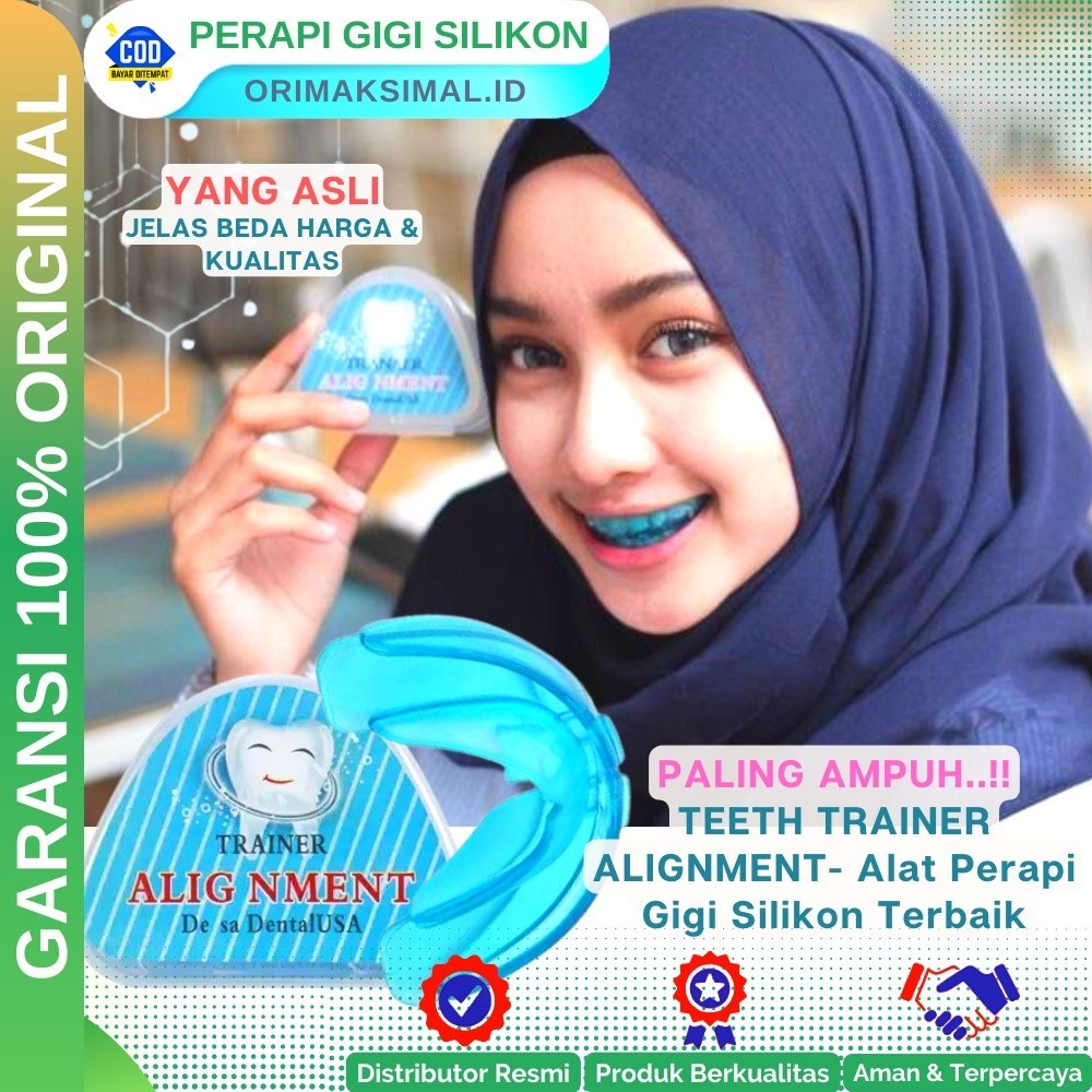 Alat Perapi Perapat Gigi Asli Tanpa Behel Dessa Dental USA Teeth Trainer Alignment